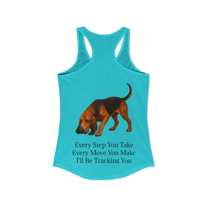Tracking You Women's Racerback Tank