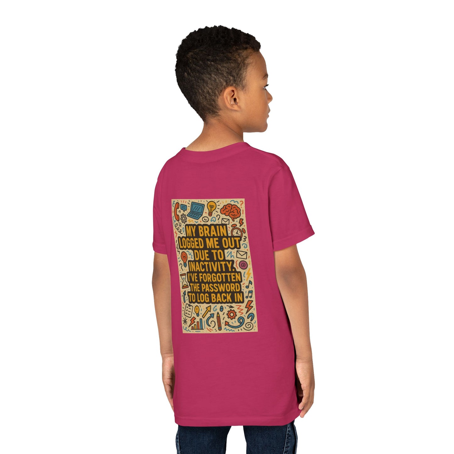 Logged Out Youth Unisex Short Sleeve Crewneck Tee