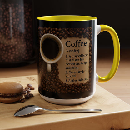 Coffee Definition 2-Tone Coffee Mug