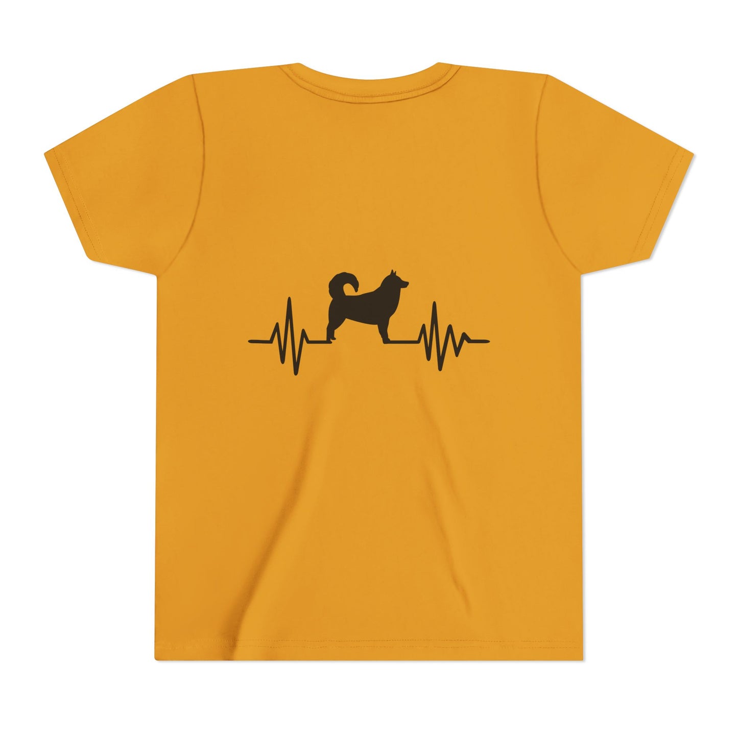 My Heart Beats For Malamutes Youth Unisex Short Sleeve Crewneck Tee