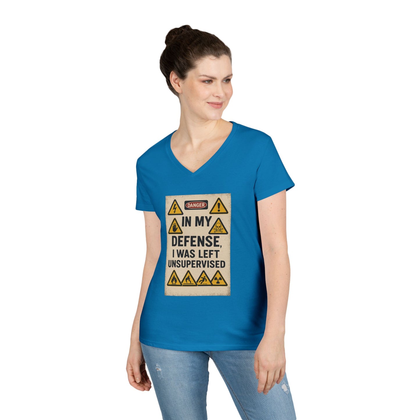 Unsupervised Women's V-Neck T-Shirt