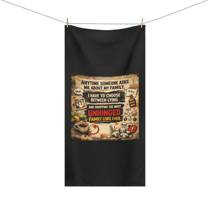 Unhinged Family Mink-Cotton  Beach Towel