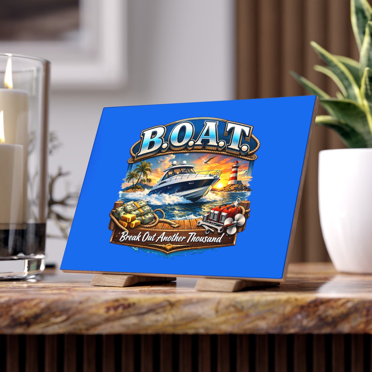 B.O.A.T. Ceramic Photo Tile