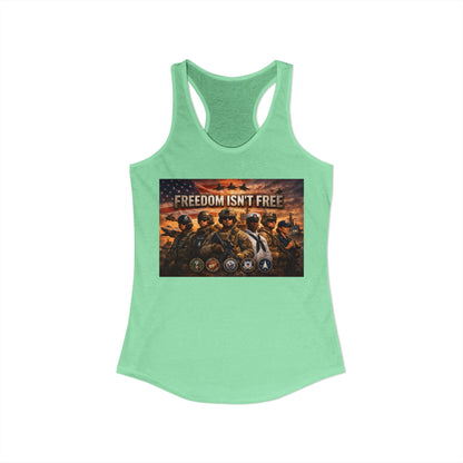 Freedom Isn't Free Women's Racerback Tank