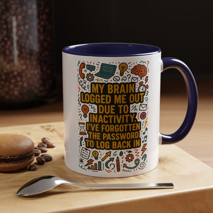 Logged Out 2-Tone Coffee Mug
