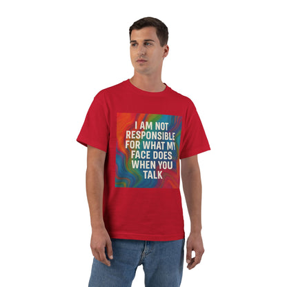 When You Talk Men's Short-Sleeve Crewneck Tee