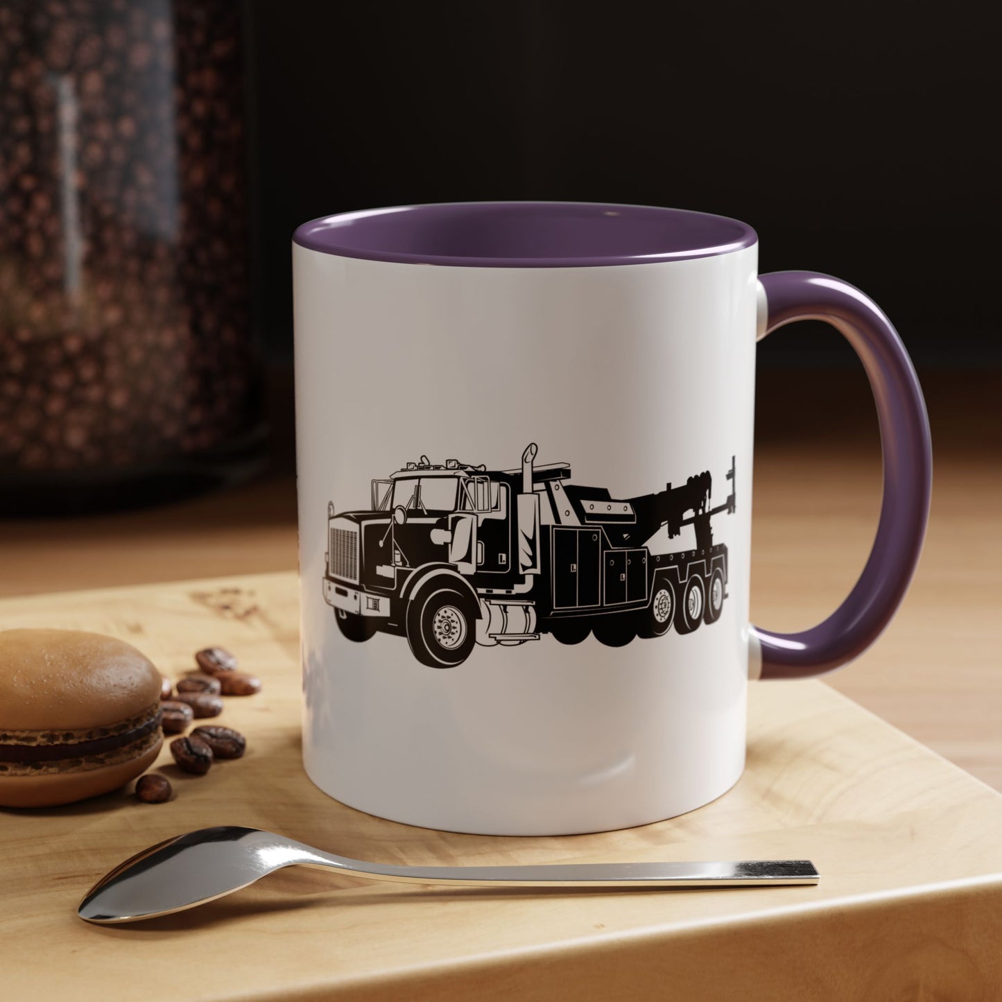 Heavy Tow Truck 2-Tone Coffee Mug