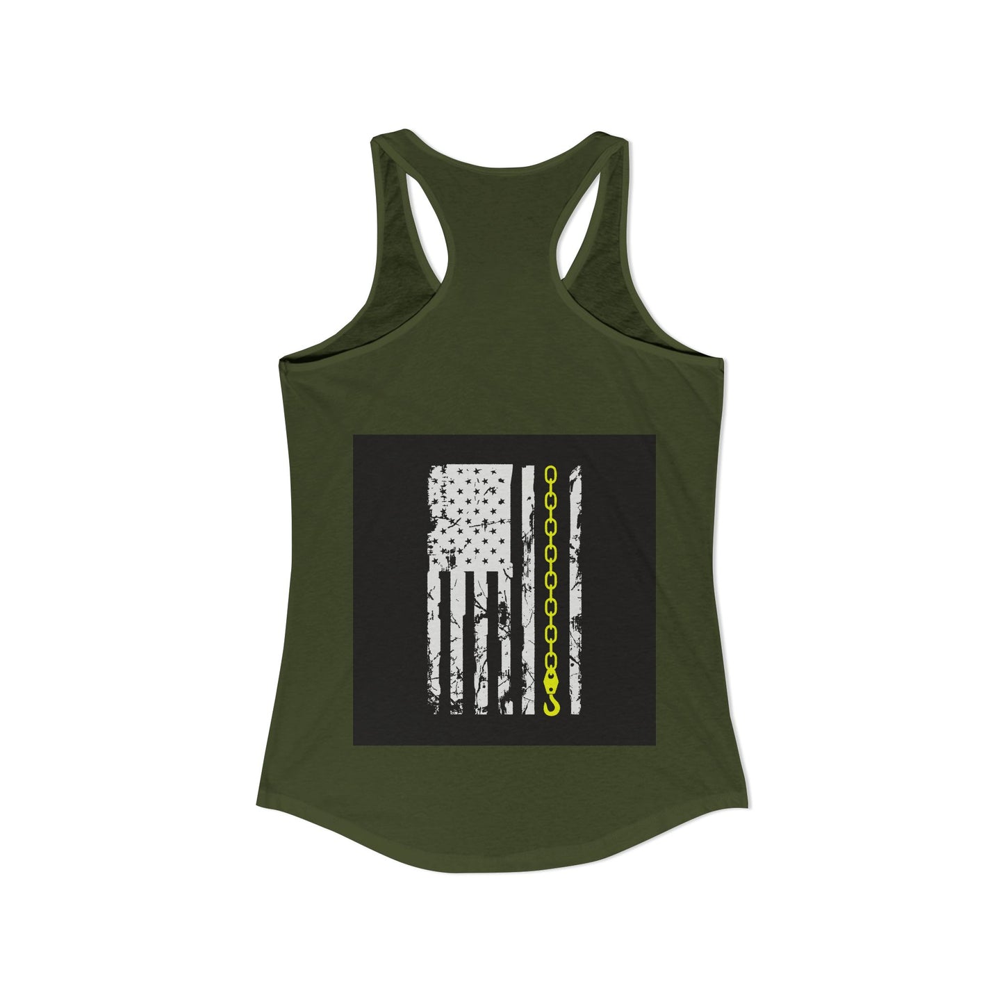 Thin Yellow Line Women's Racerback Tank