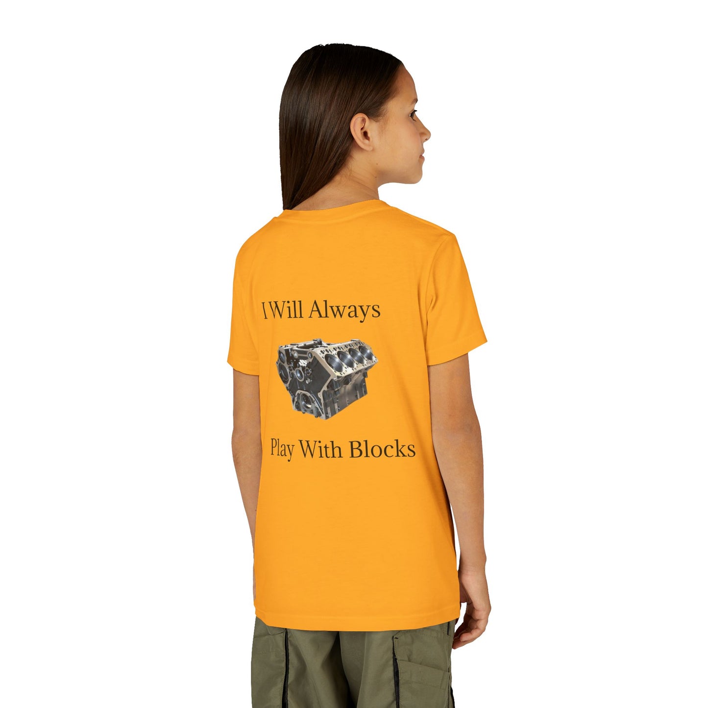 Play With Blocks Youth Unisex Short Sleeve Crewneck Tee