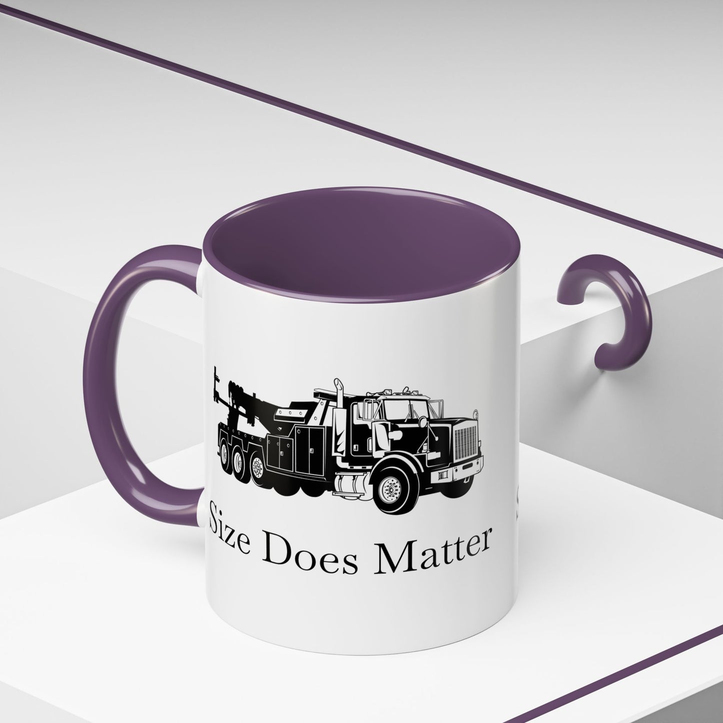 Size Does Matter 2-Tone Coffee Mug