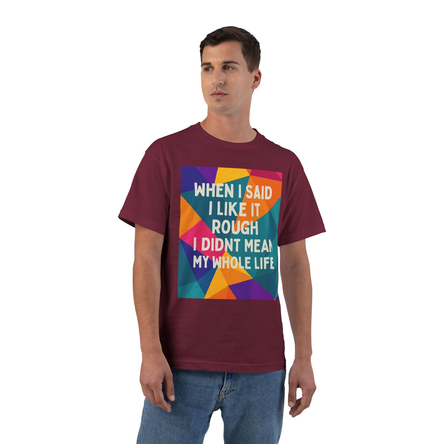 Like It Rough Men's Short-Sleeve Crewneck Tee