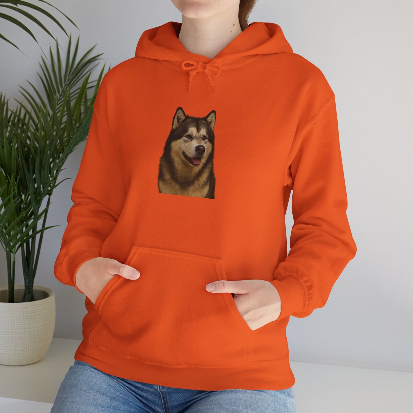 Malamute Head Unisex Hoodie
