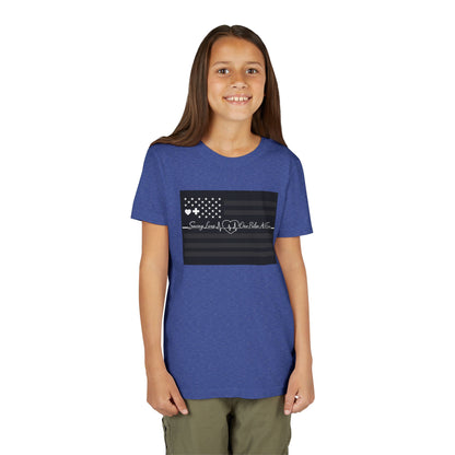 Thin White Line Youth Unisex Short Sleeve Crewneck Tee