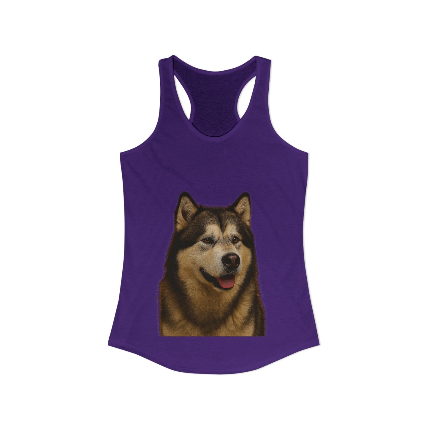 Malamute Head Women's Racerback Tank