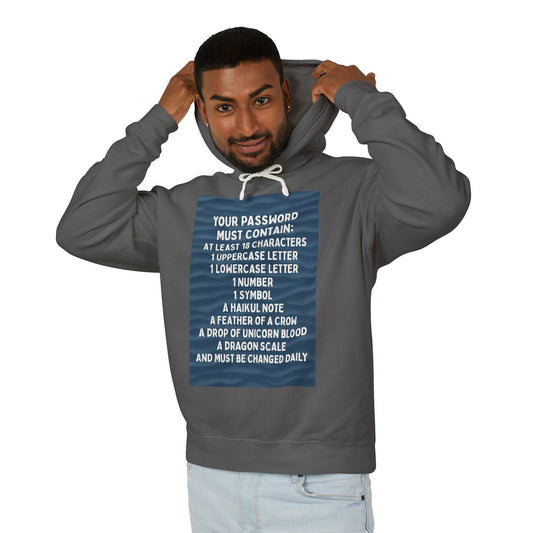 Password Unisex Lightweight Hoodie