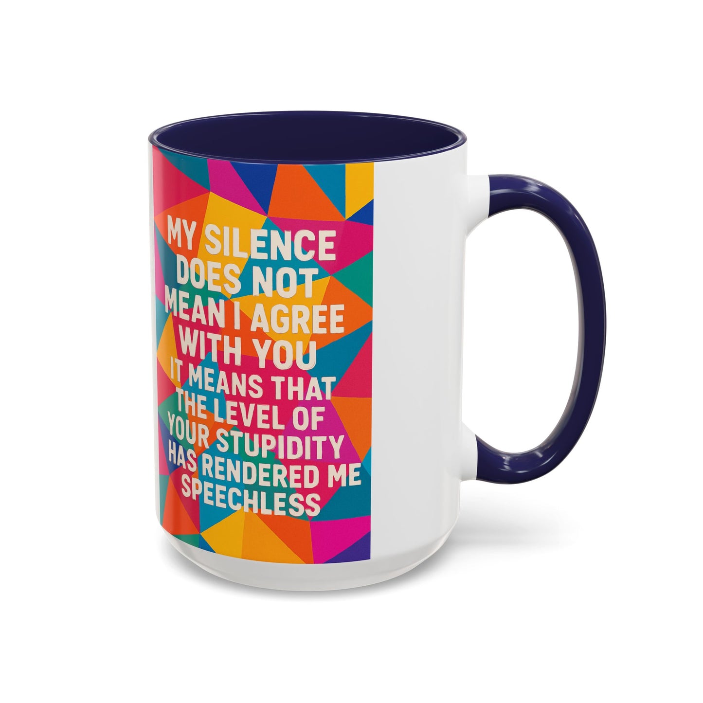 Speechless 2-Tone Coffee Mug