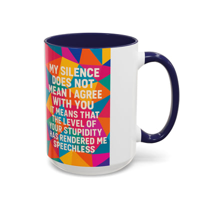 Speechless 2-Tone Coffee Mug
