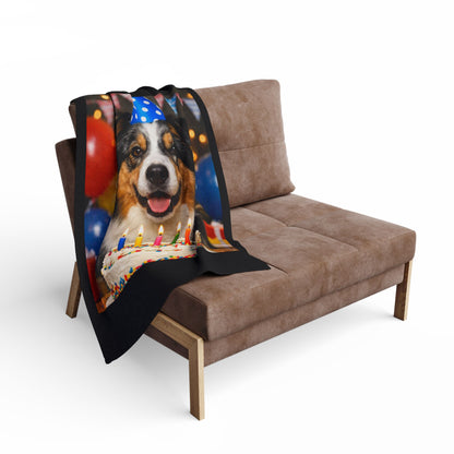 Birthday Buddy Aussie Arctic Fleece Blanket
