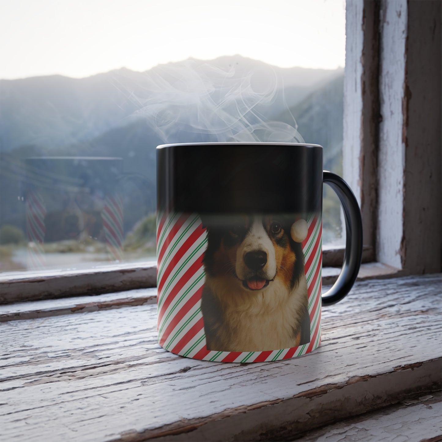 Santa Paws Aussie Color Changing Mug