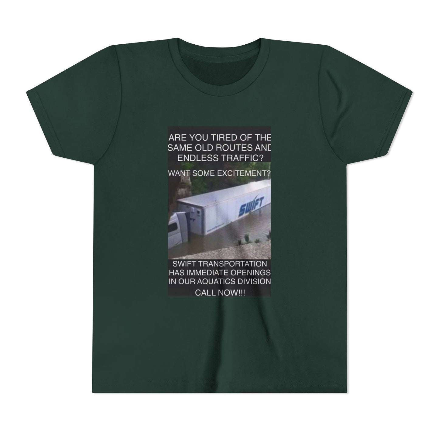 Swift Aquatics Youth Unisex Short Sleeve Crewneck Tee