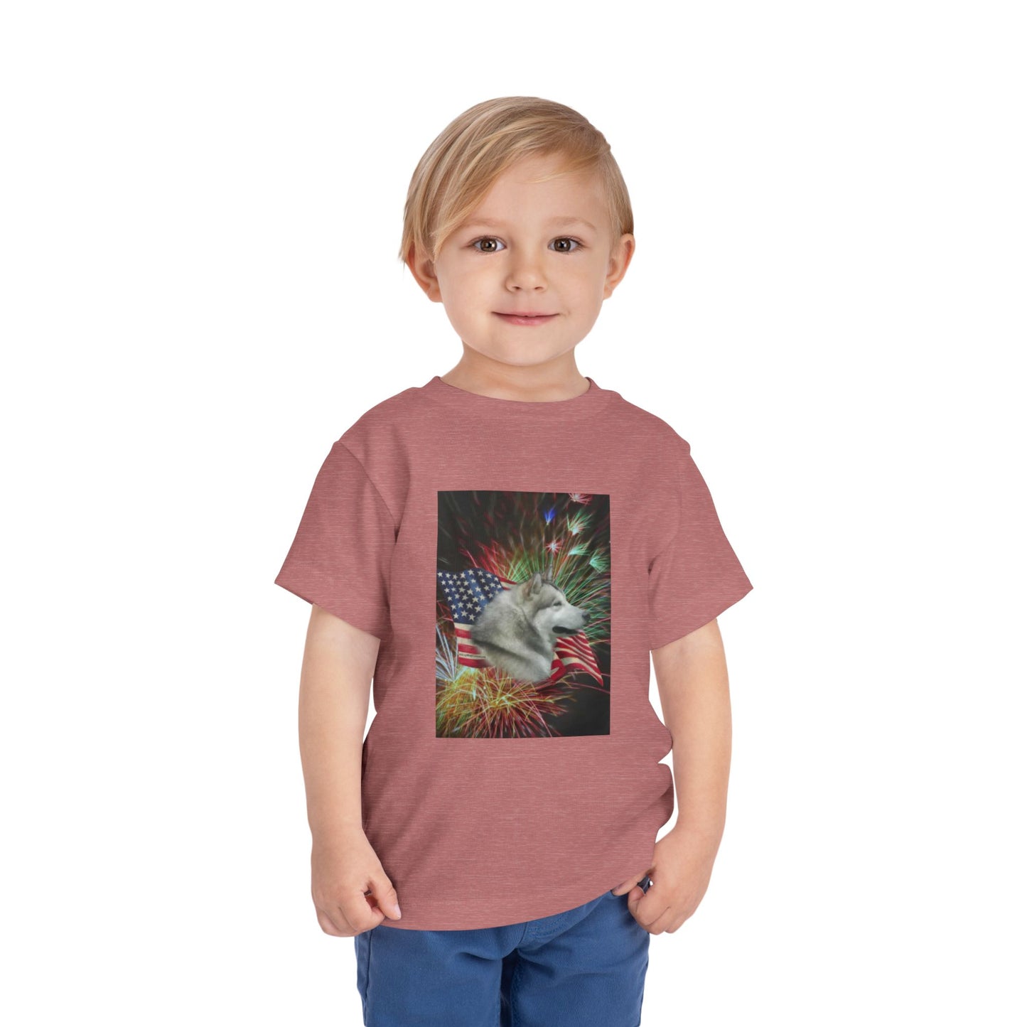 American Malamute Toddler Unisex Short Sleeve Crewneck Tee