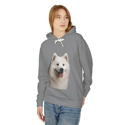 Samoyed Head Unisex Lightweight Hoodie