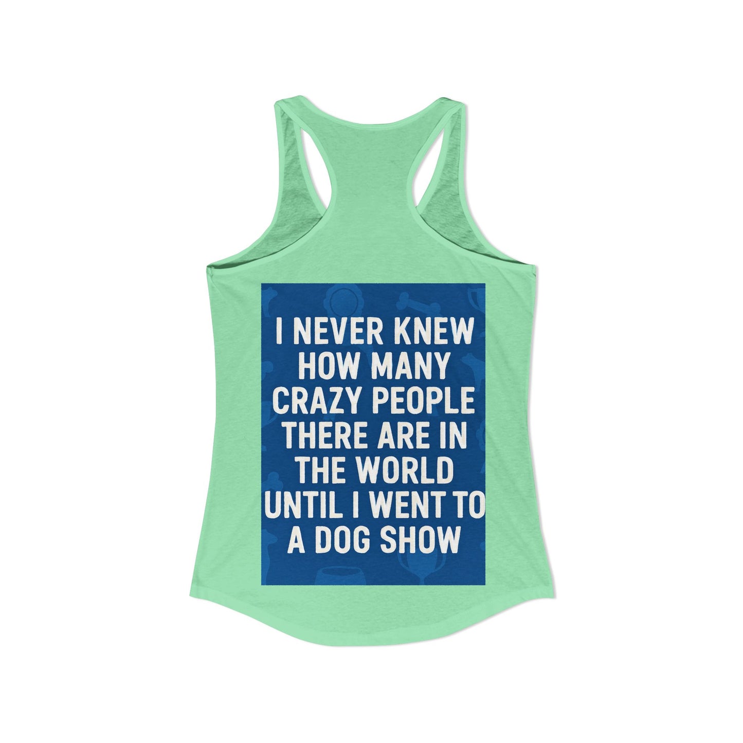 Never Knew Women's Racerback Tank