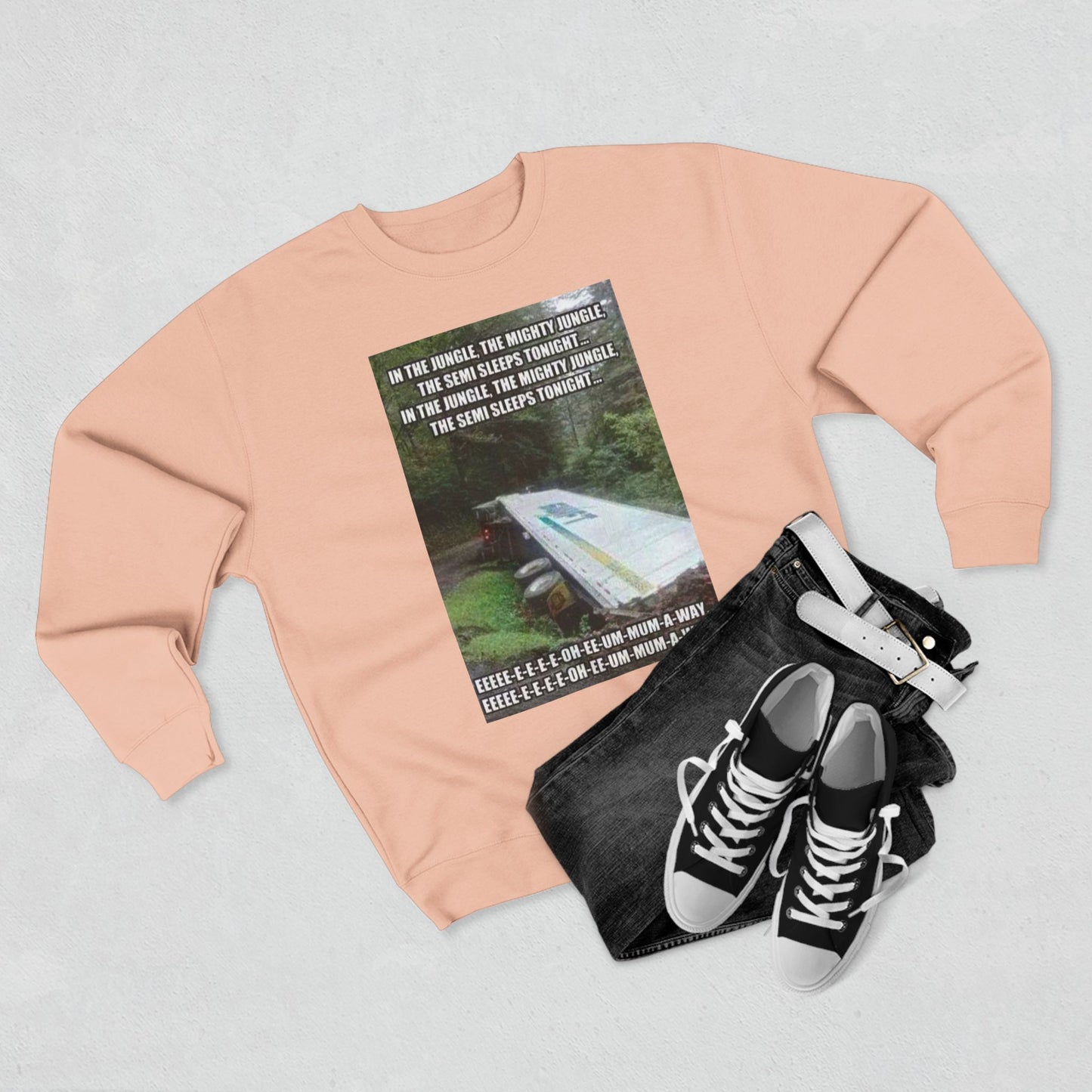 Semi Sleeps Unisex Crewneck Sweatshirt