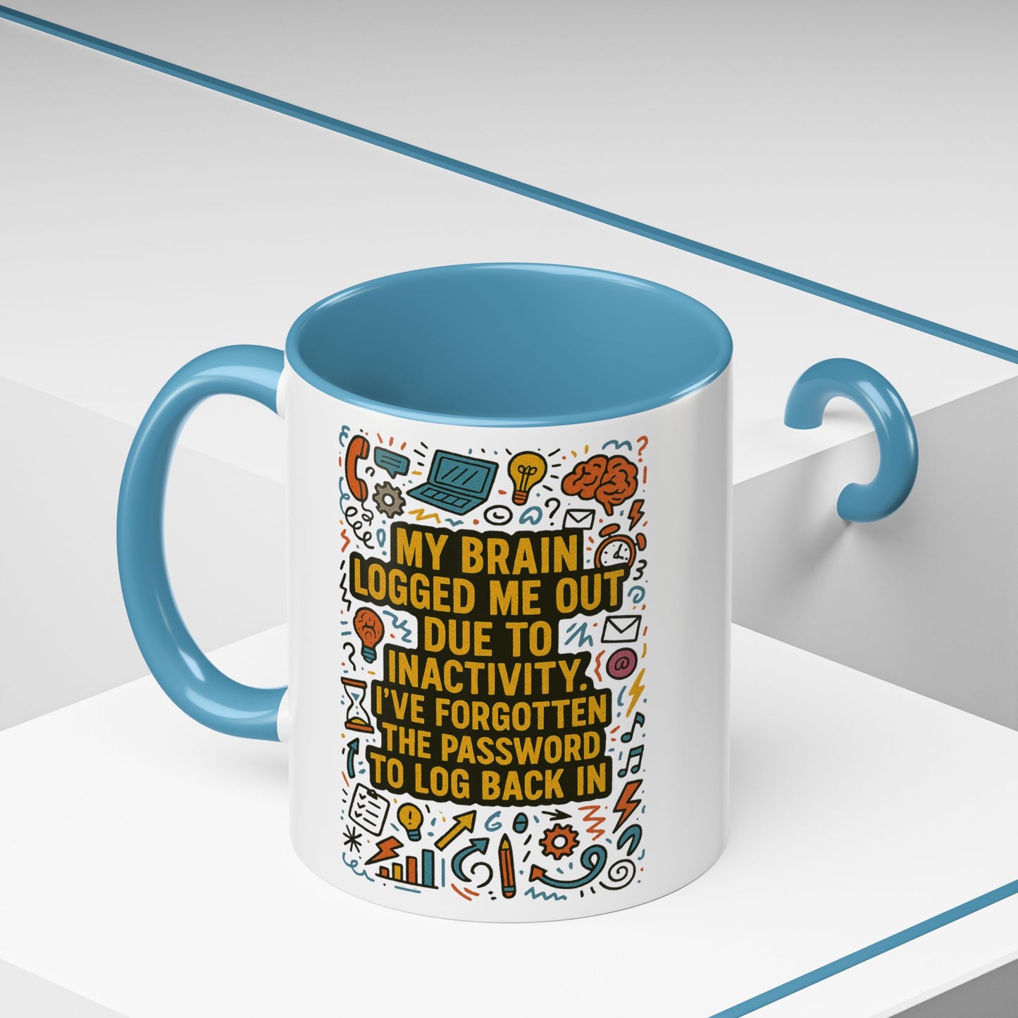 Logged Out 2-Tone Coffee Mug