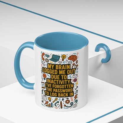 Logged Out 2-Tone Coffee Mug