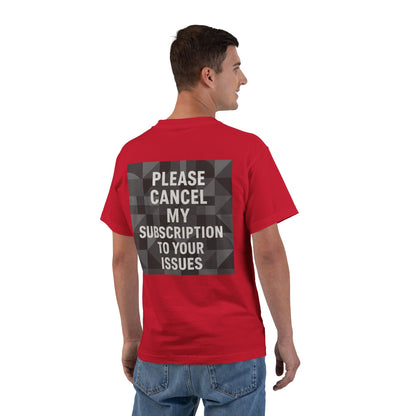 Cancel My Subscription Men's Short-Sleeve Crewneck Tee