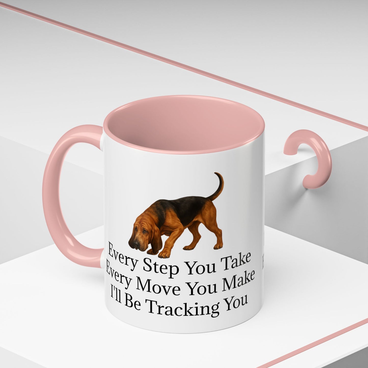 Tracking You 2-Tone Coffee Mug