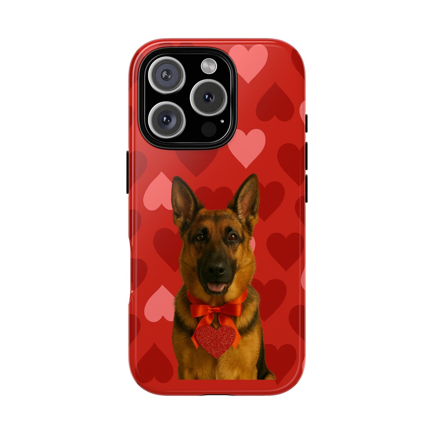 Cupid's Companion German Shepherd iPhone Case