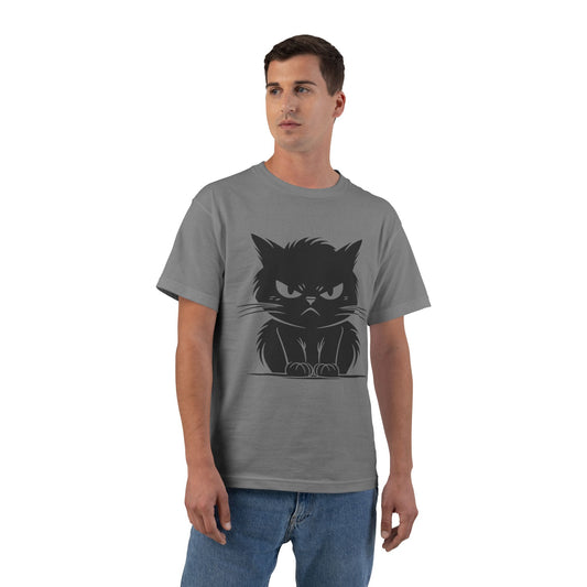 Angry Cat Men's Short-Sleeve Crewneck Tee
