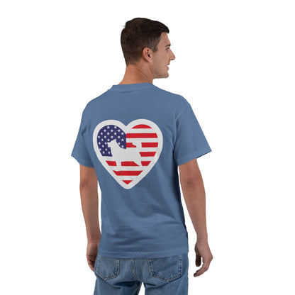 Malamute Flag Men's Short-Sleeve Crewneck Tee