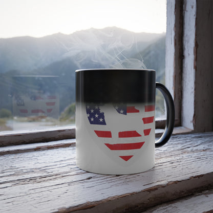Malamute Flag Color Changing Mug