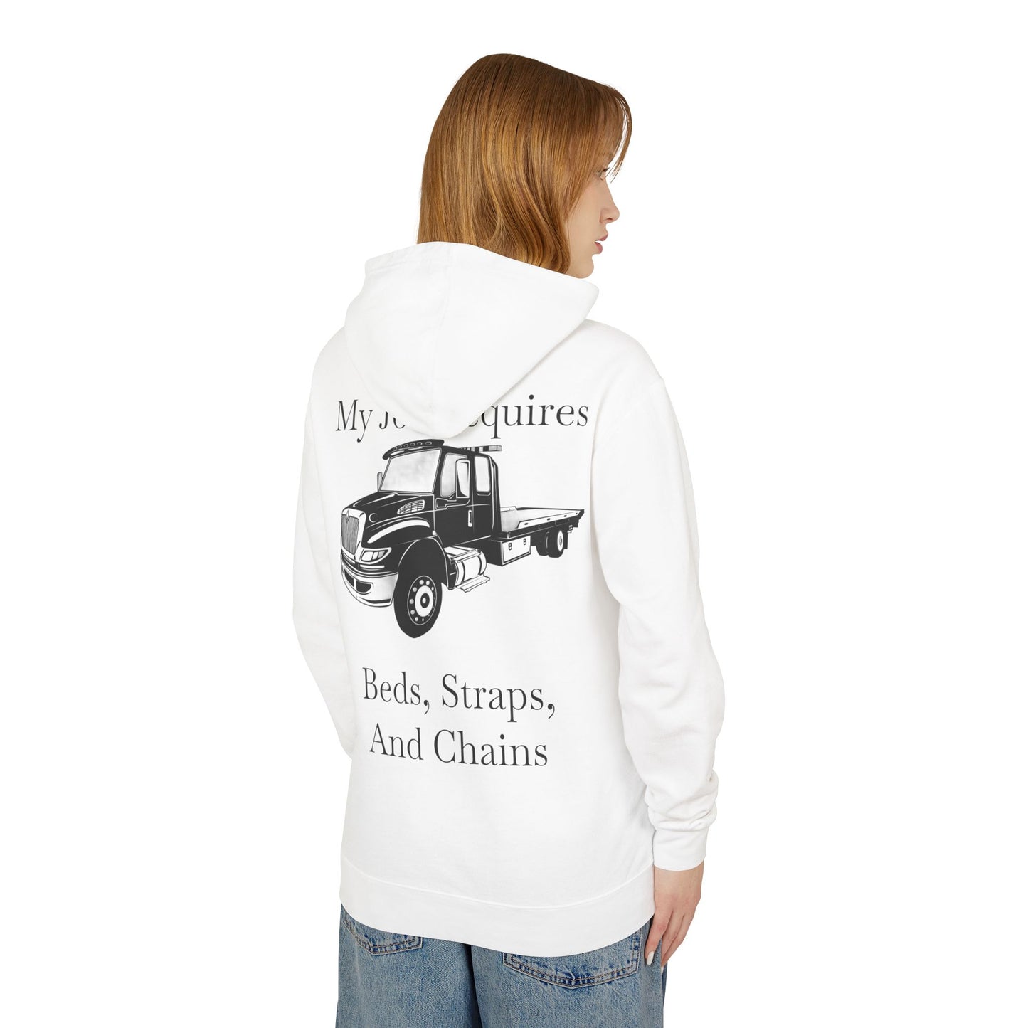 Beds, Straps, And Chains Unisex Lightweight Hoodie