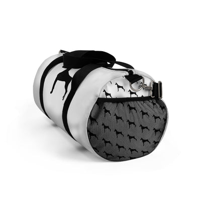Doberman Silhouette Duffel Bag