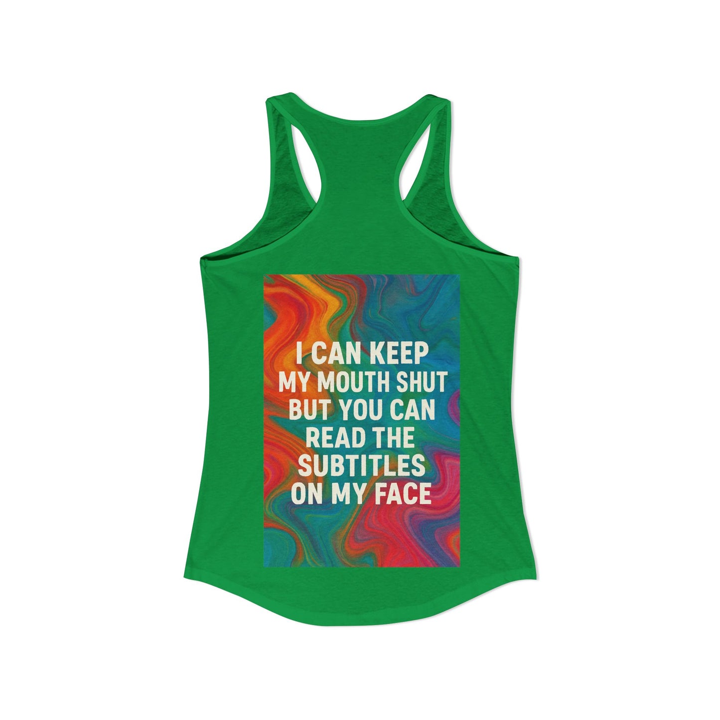 Subtitles Women's Racerback Tank