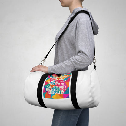 Speechless Duffel Bag