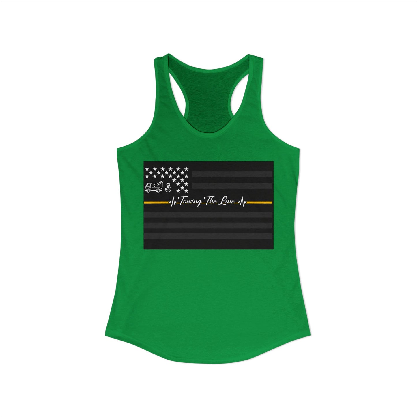 Thin Yellow Line Women's Racerback Tank
