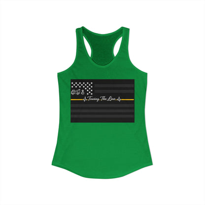 Thin Yellow Line Women's Racerback Tank