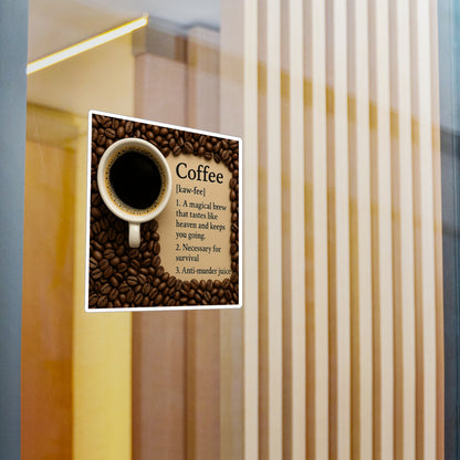 Coffee Definition Vinyl Decal