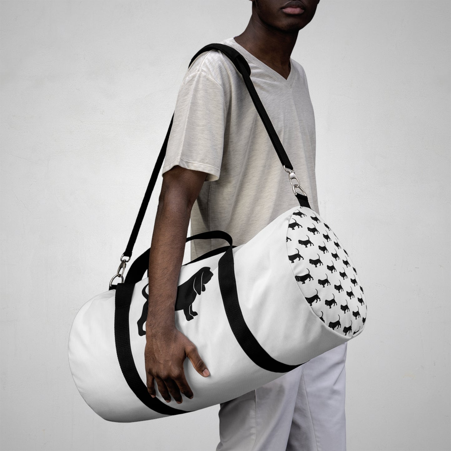 Basset Silhouette Duffel Bag