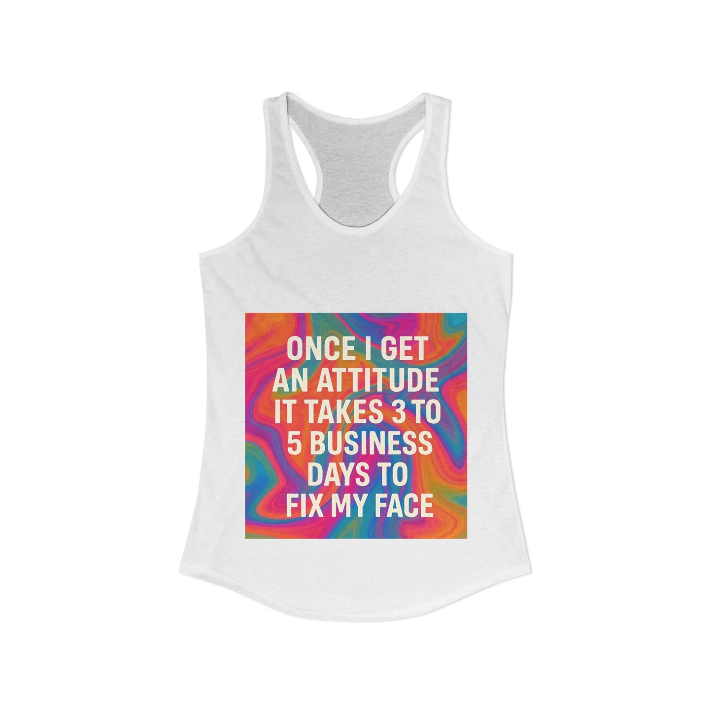 Fix My Face Women's Racerback Tank
