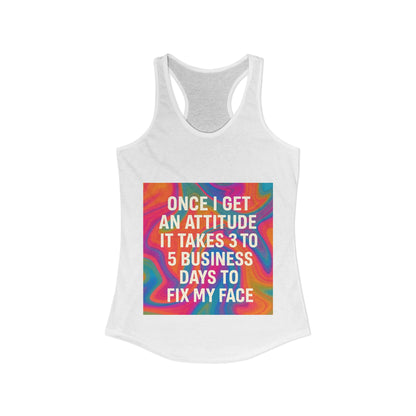 Fix My Face Women's Racerback Tank