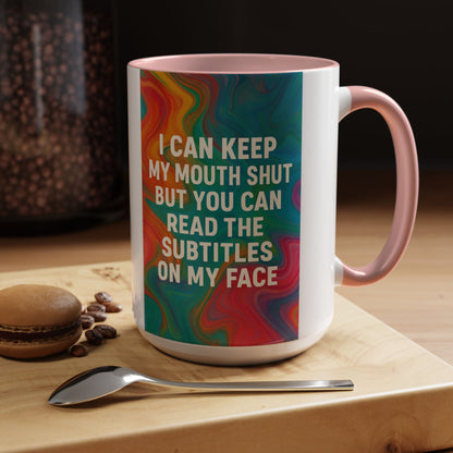 Subtitles 2-Tone Coffee Mug