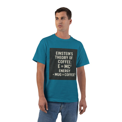 Einstein's Theory Of Coffee Men's Short-Sleeve Crewneck Tee