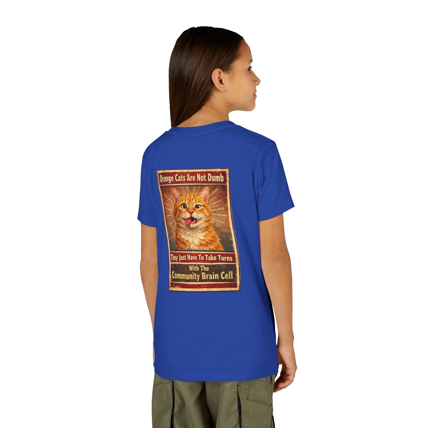 Community Brain Cell Youth Unisex Short Sleeve Crewneck Tee