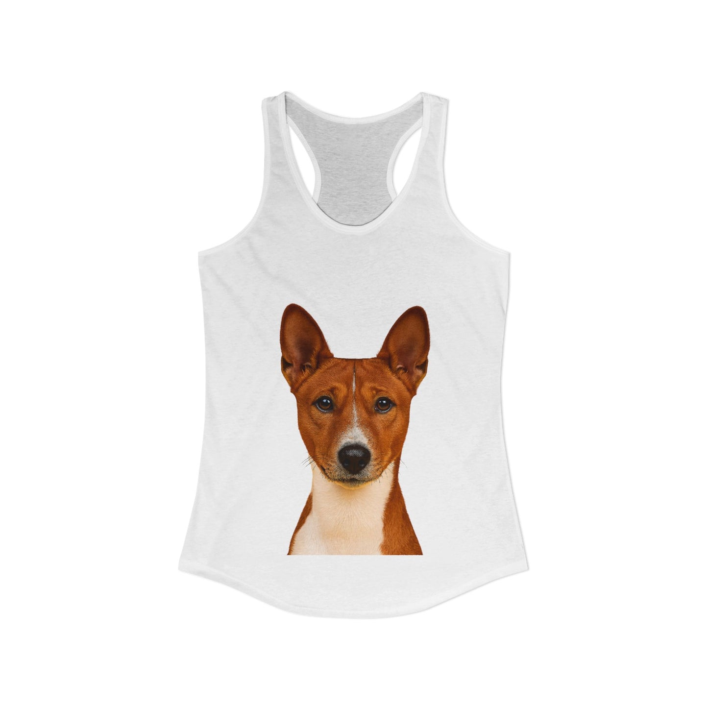 Basenji Head Women's Racerback Tank